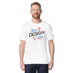 White Gildan Softstyle Ringspun T-shirt