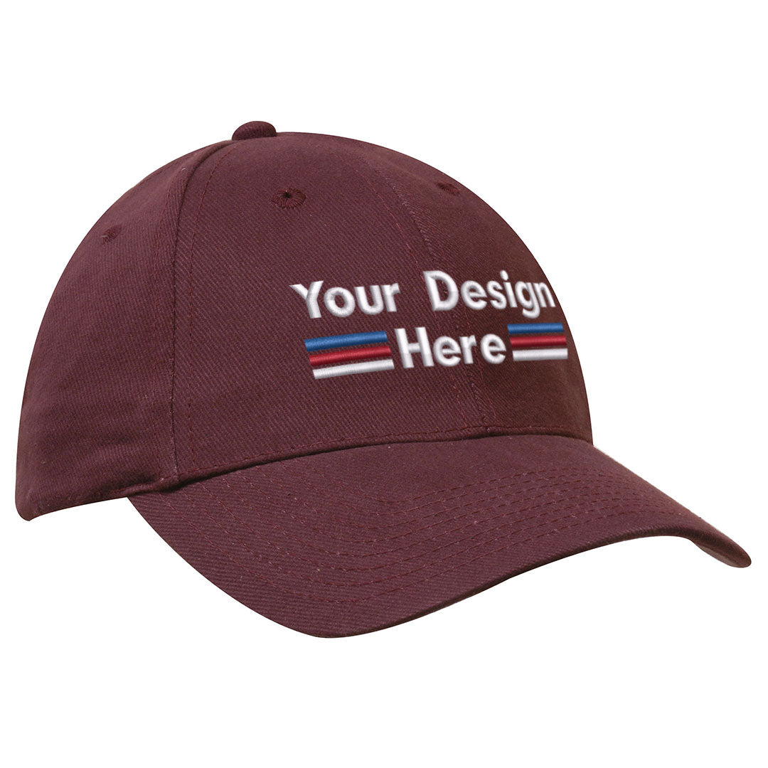 4199 Brushed Heavy Cotton Caps