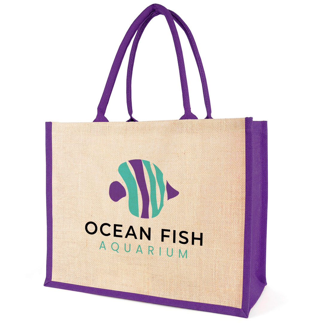 Maxi Harbour Tote Jute Bag