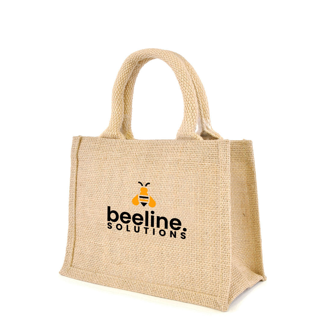 Mini Harbour Tote Jute Bag