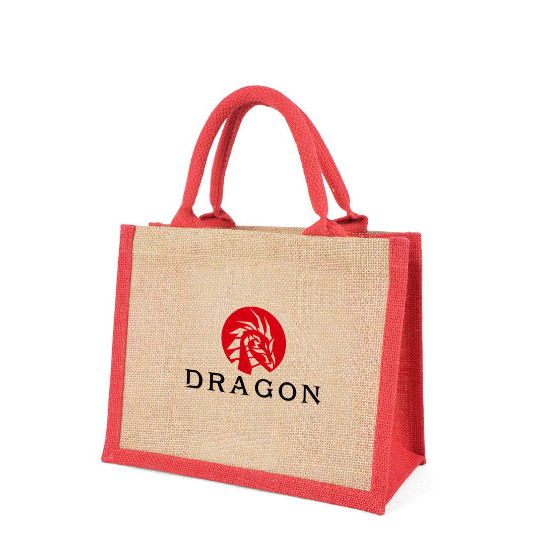 Mini Harbour Tote Jute Bag
