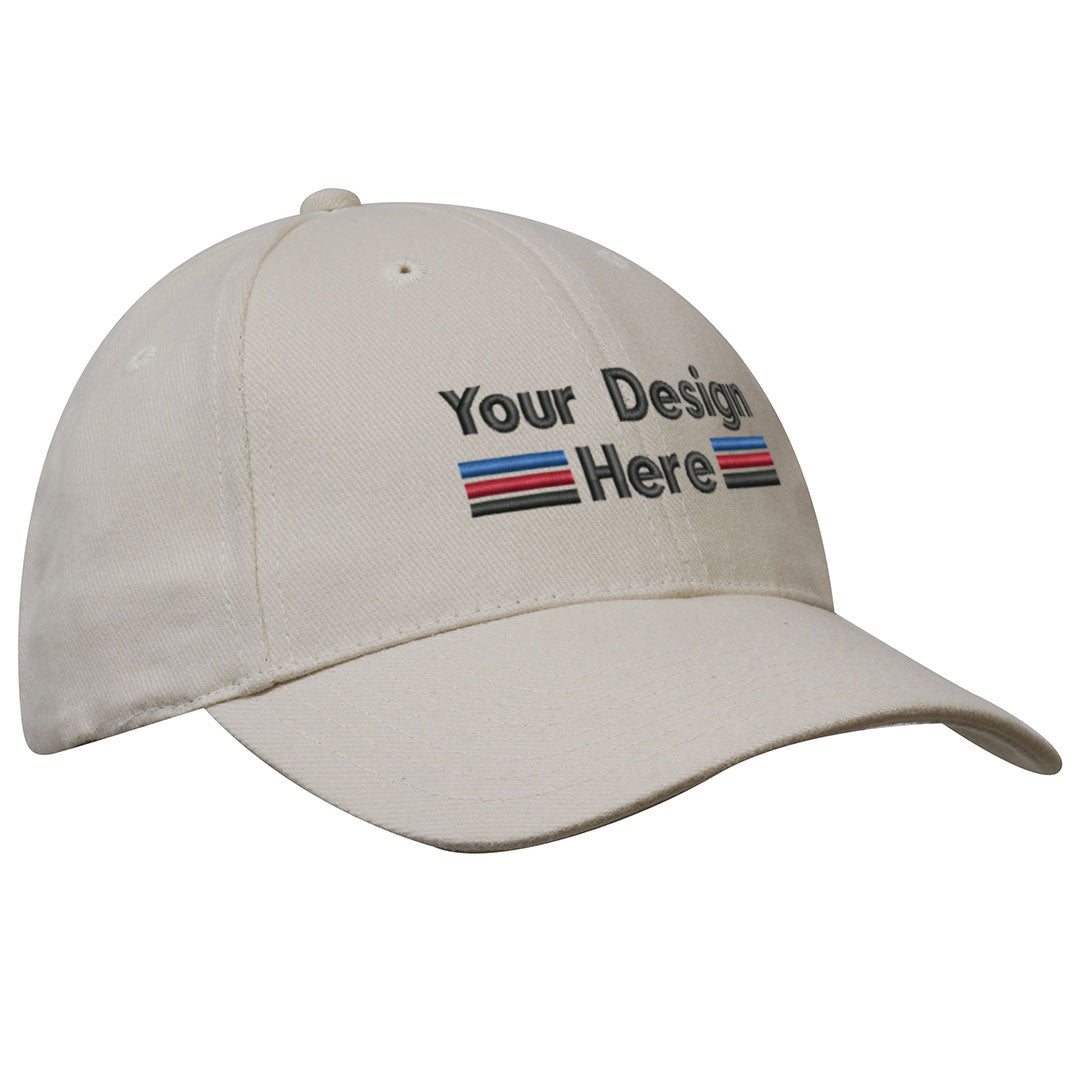 4199 Brushed Heavy Cotton Caps