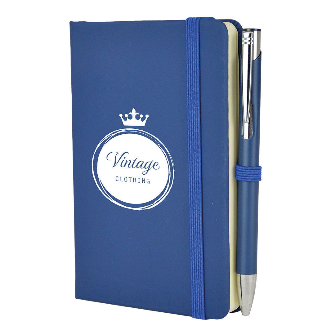 A6 DUO Soft Touch Lined Notebook Plus Pen