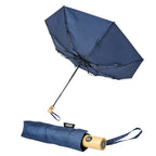 21" Auto Open-Close Foldable Compact Recycled PET Umbrella