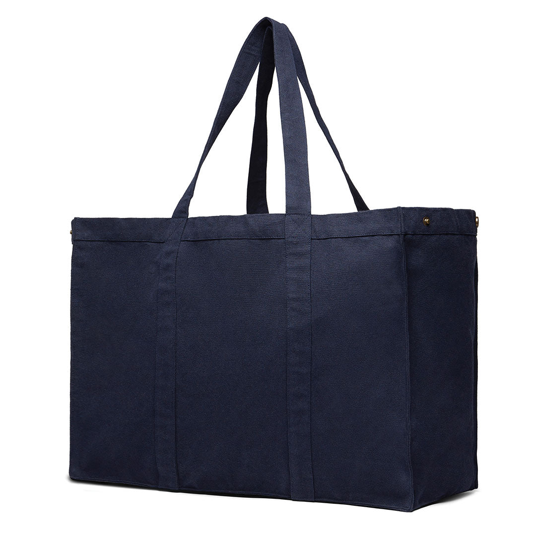 Branded Recycled Canvas Maxi Bag