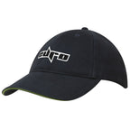 4210 Brushed Heavy Cotton Caps with Sandwich Trim