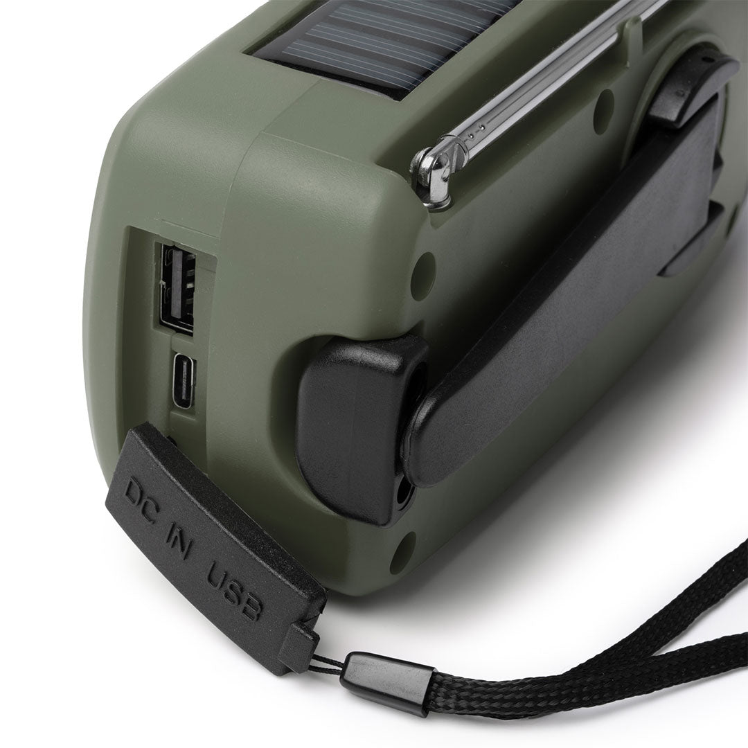 Nevil Power Bank Dynamo Solar Radio LED Torch