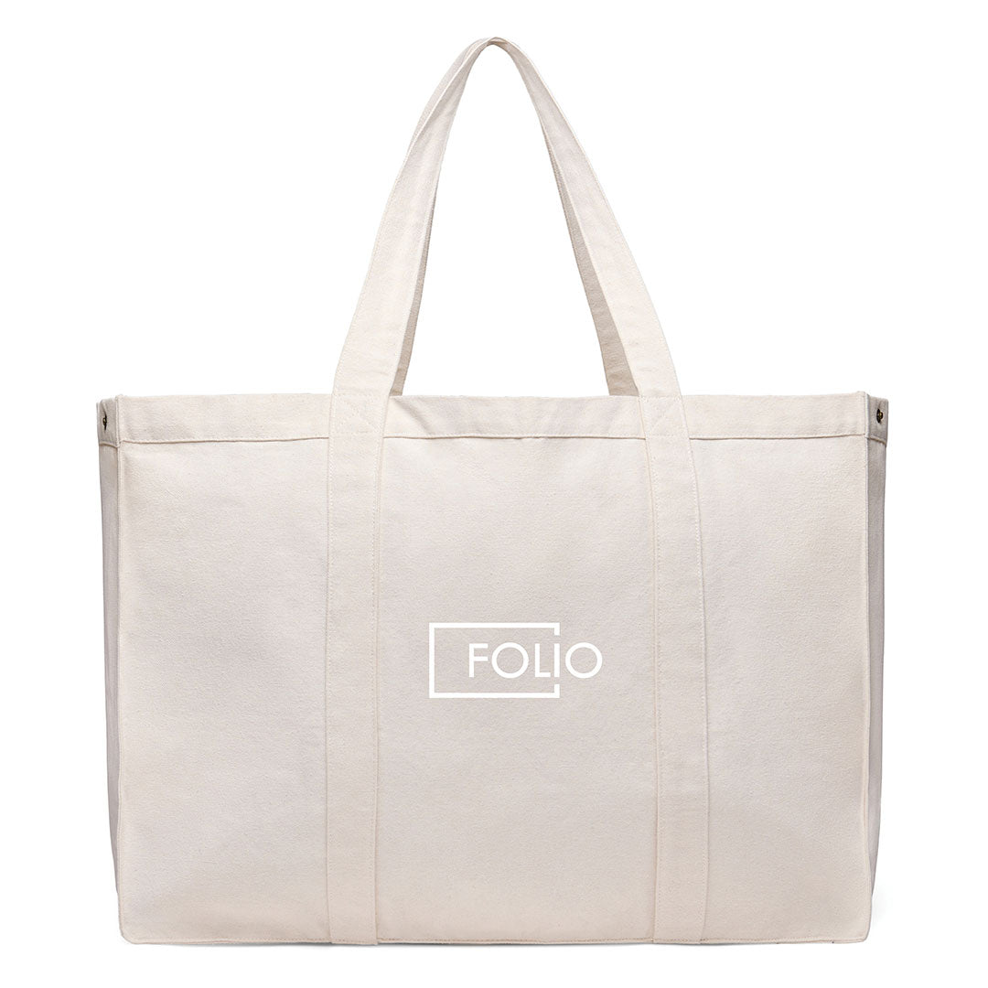 Printed Recycled Canvas Maxi Bag