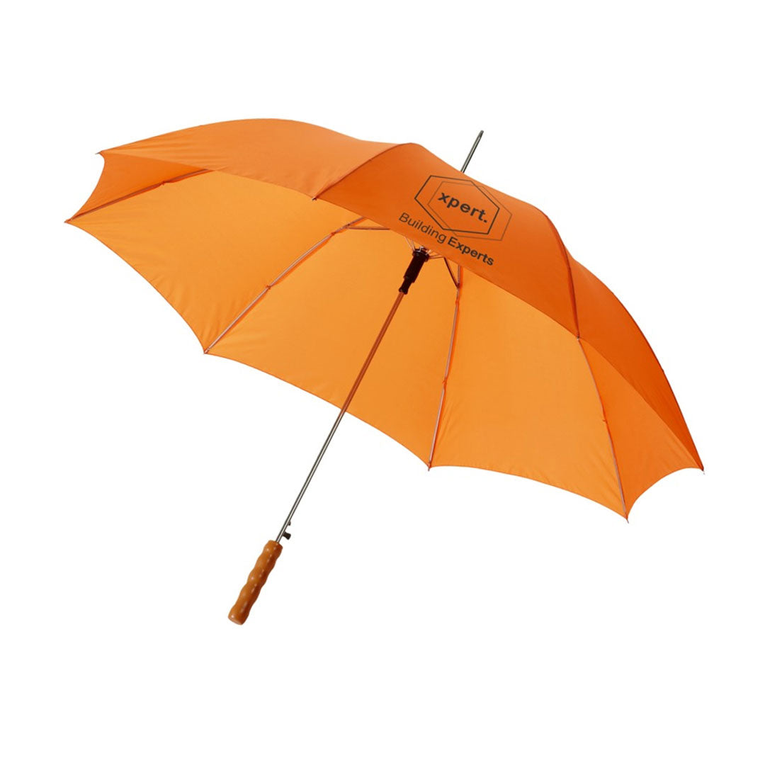 23" Auto Open Walking Umbrellas - Wooden Handle