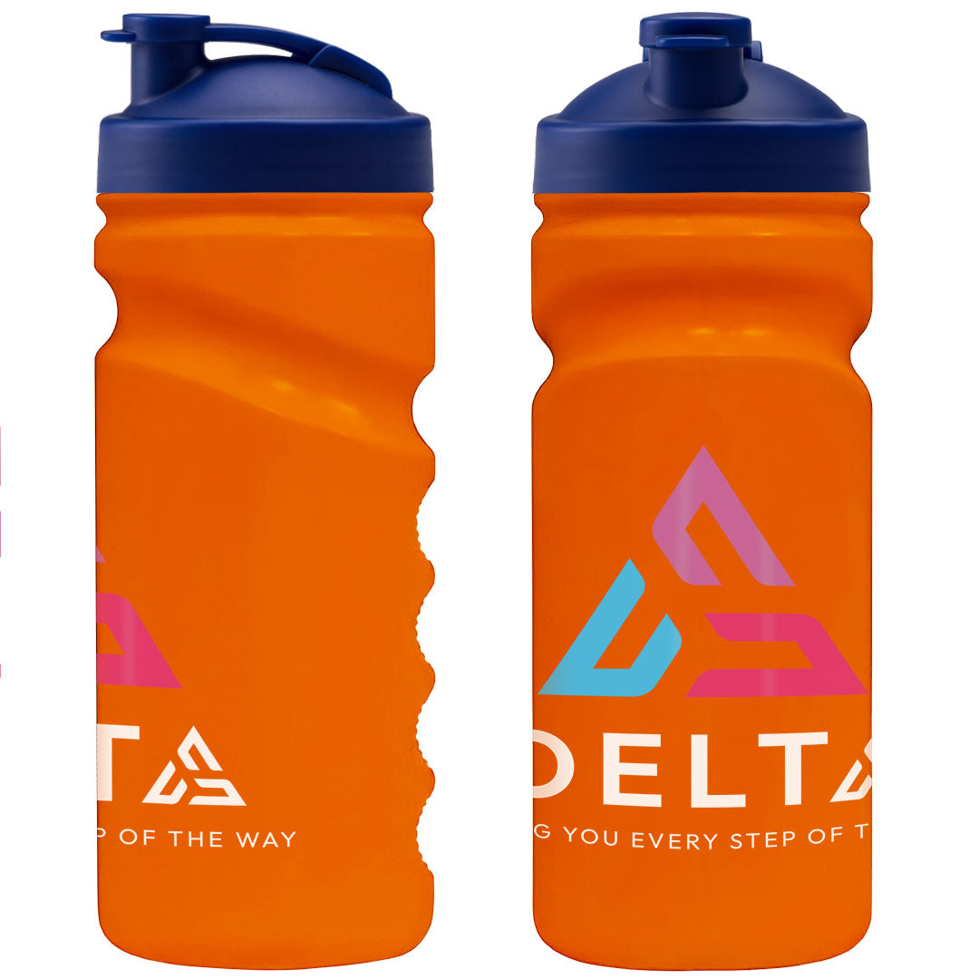 500ml Grip Sports Bottle - Flip Lid
