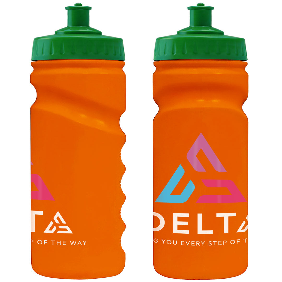 500ml Grip Sports Bottle - Push/Pull Lid