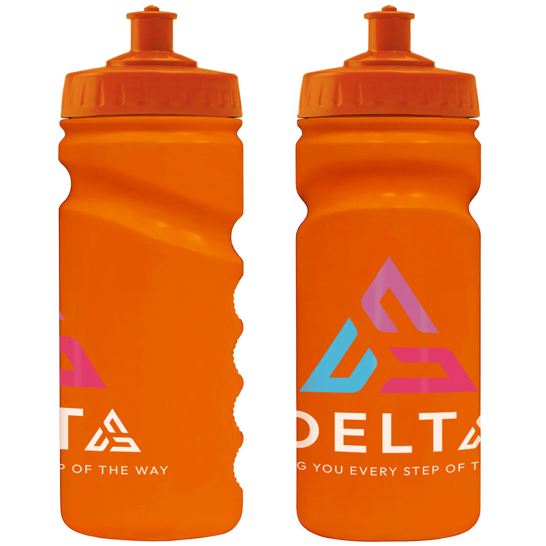 500ml Grip Sports Bottle - Push/Pull Lid