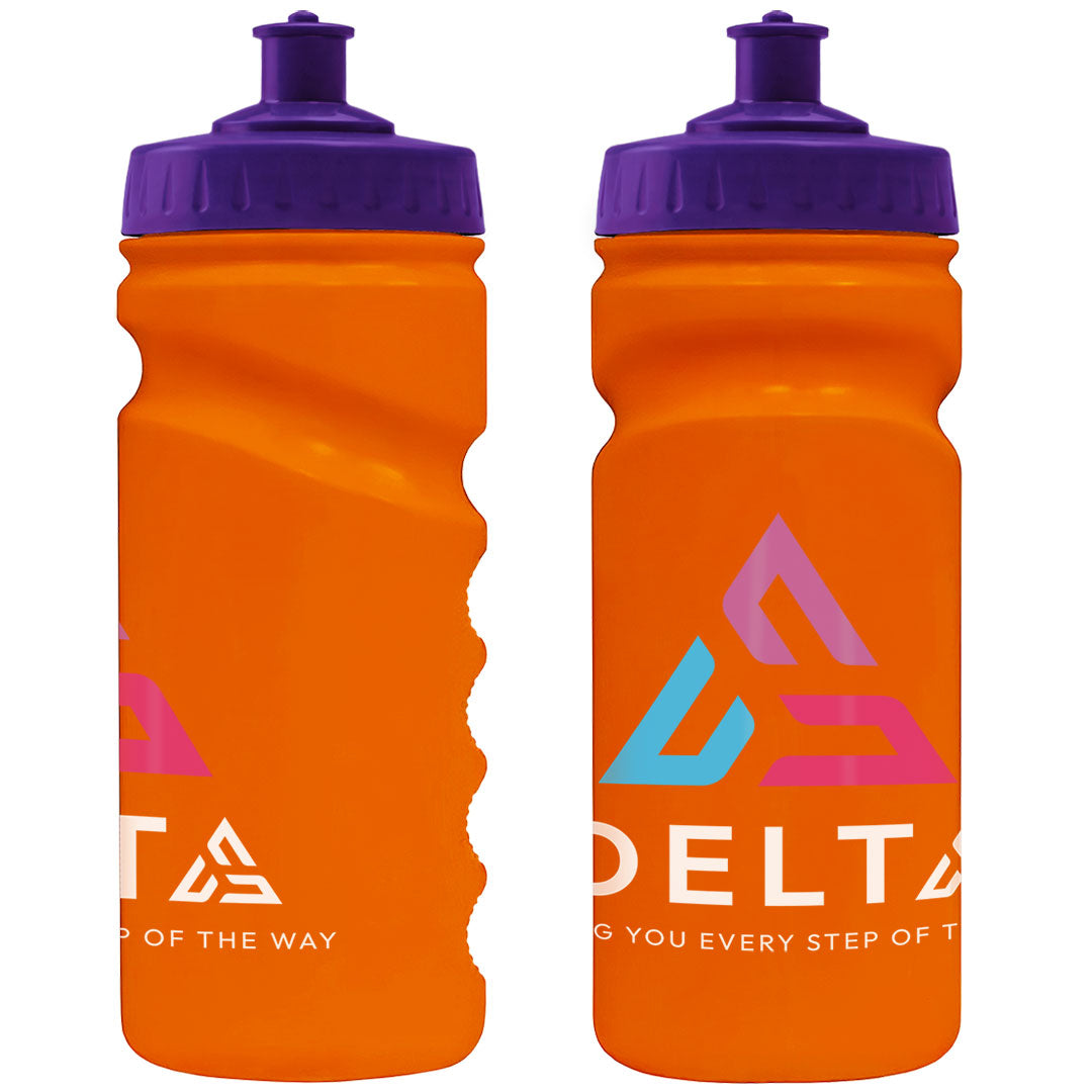 500ml Grip Sports Bottle - Push/Pull Lid