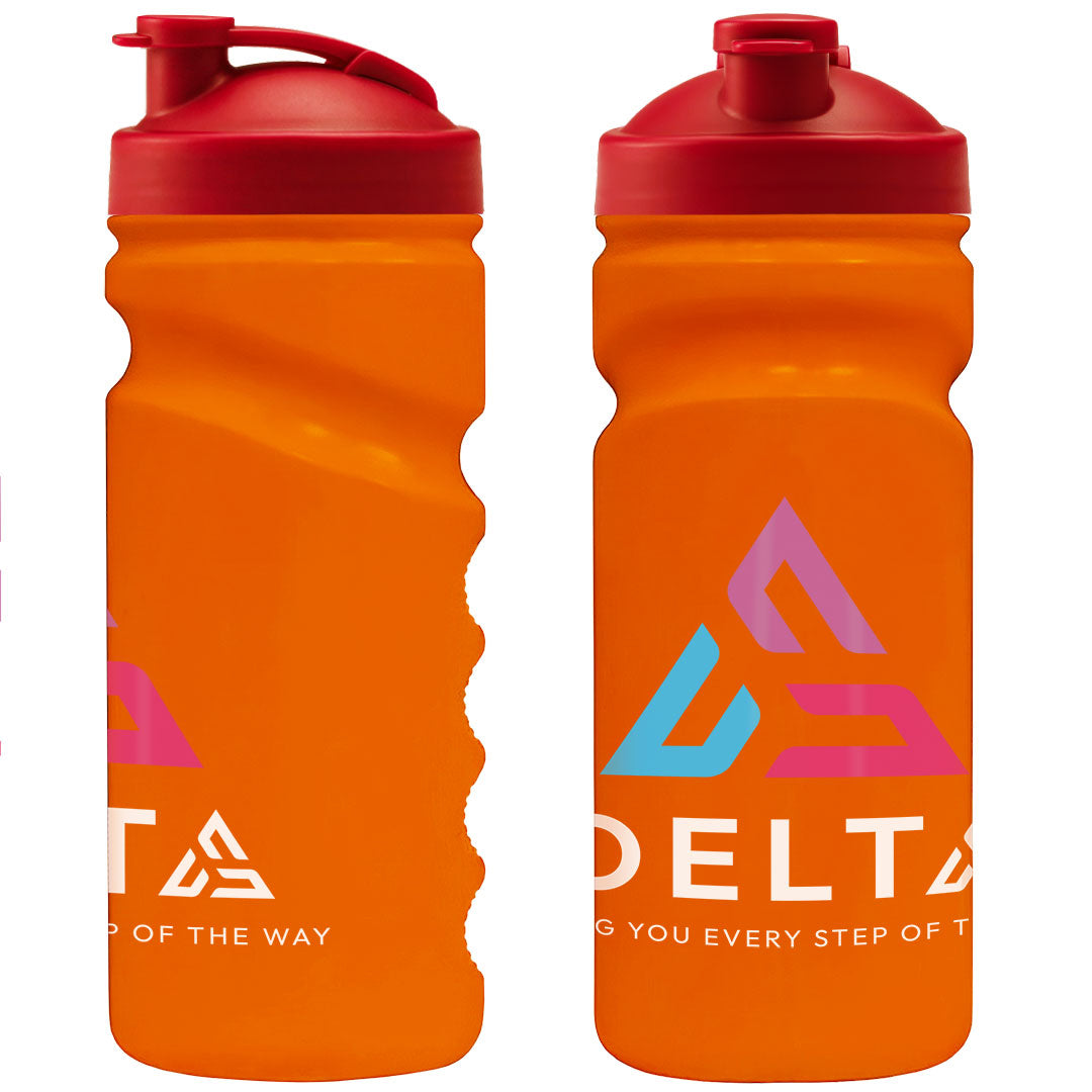 500ml Grip Sports Bottle - Flip Lid