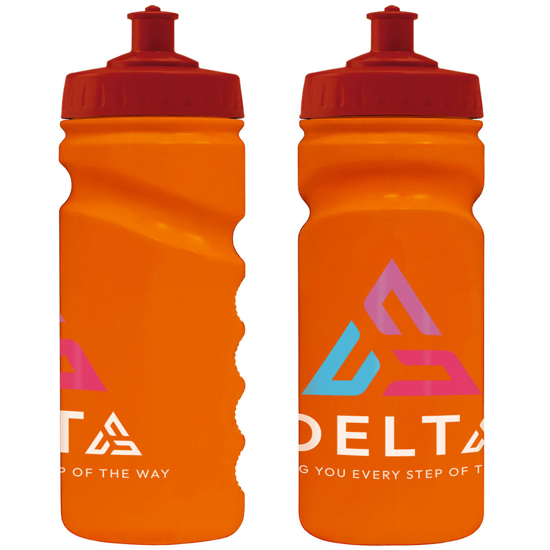 500ml Grip Sports Bottle - Push/Pull Lid