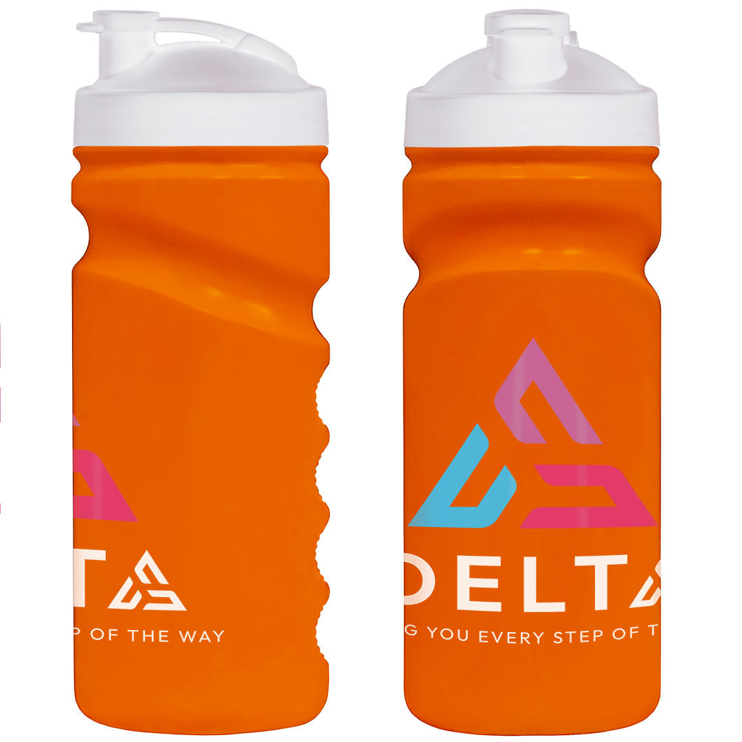 500ml Grip Sports Bottle - Flip Lid
