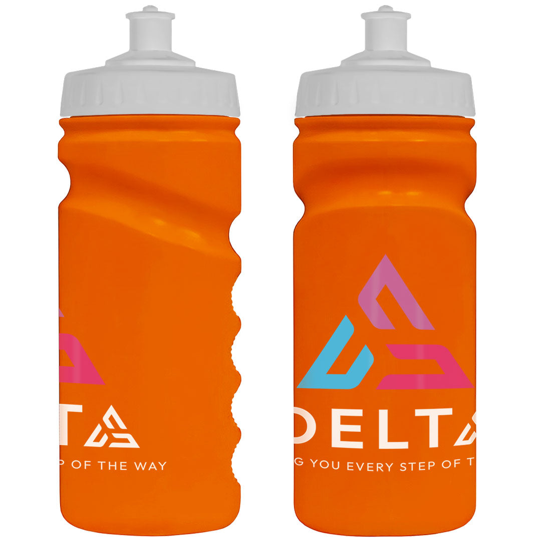 500ml Grip Sports Bottle - Push/Pull Lid