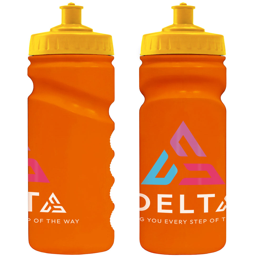 500ml Grip Sports Bottle - Push/Pull Lid