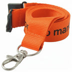 25mm Flat Polyester Lanyards