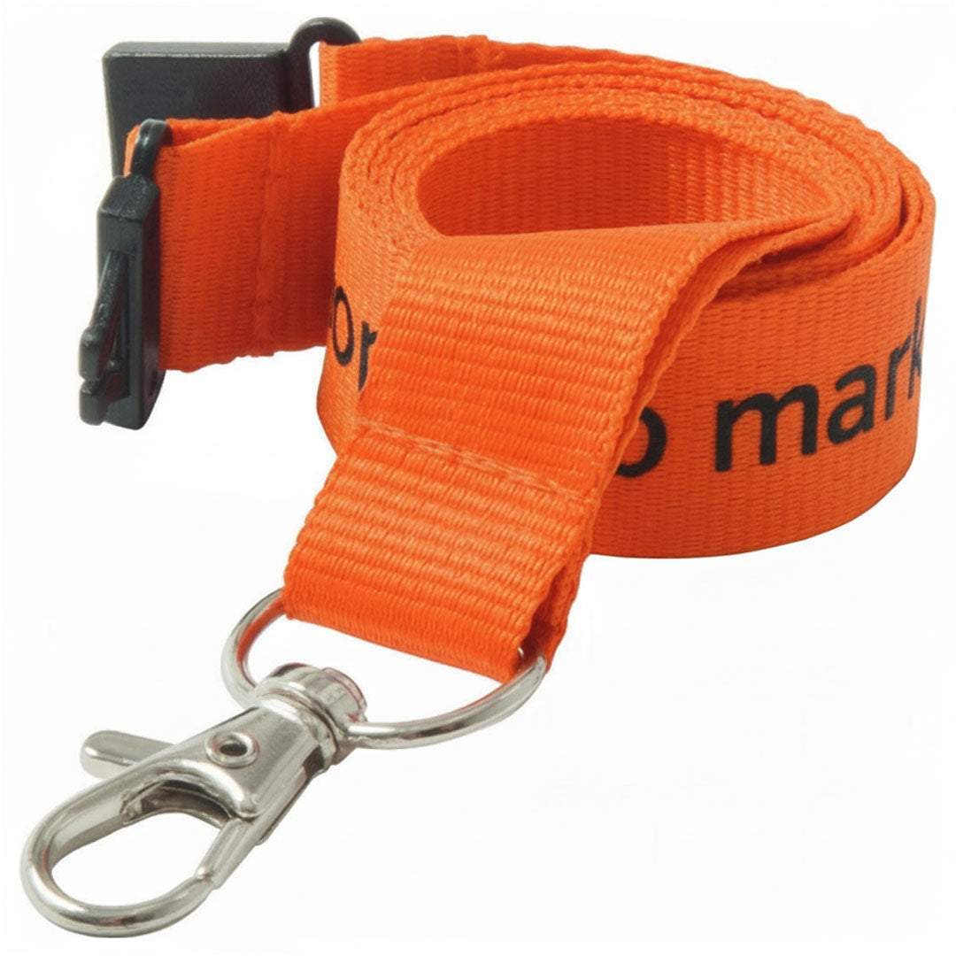 25mm Flat Polyester Lanyards