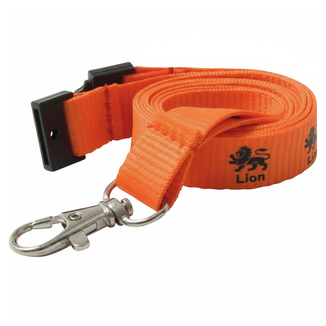 15mm Flat Polyester Lanyards