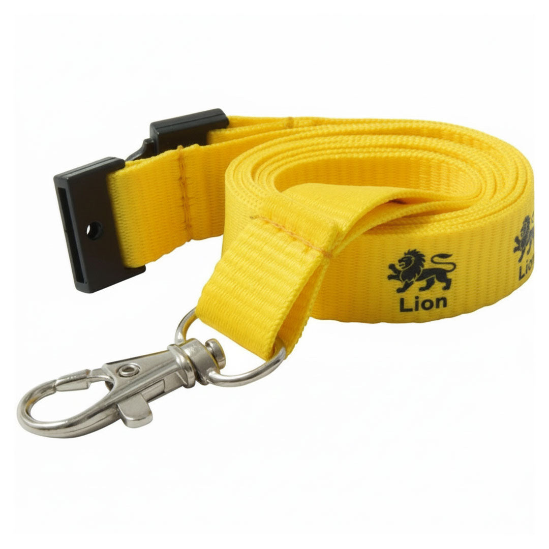 15mm Flat Polyester Lanyards
