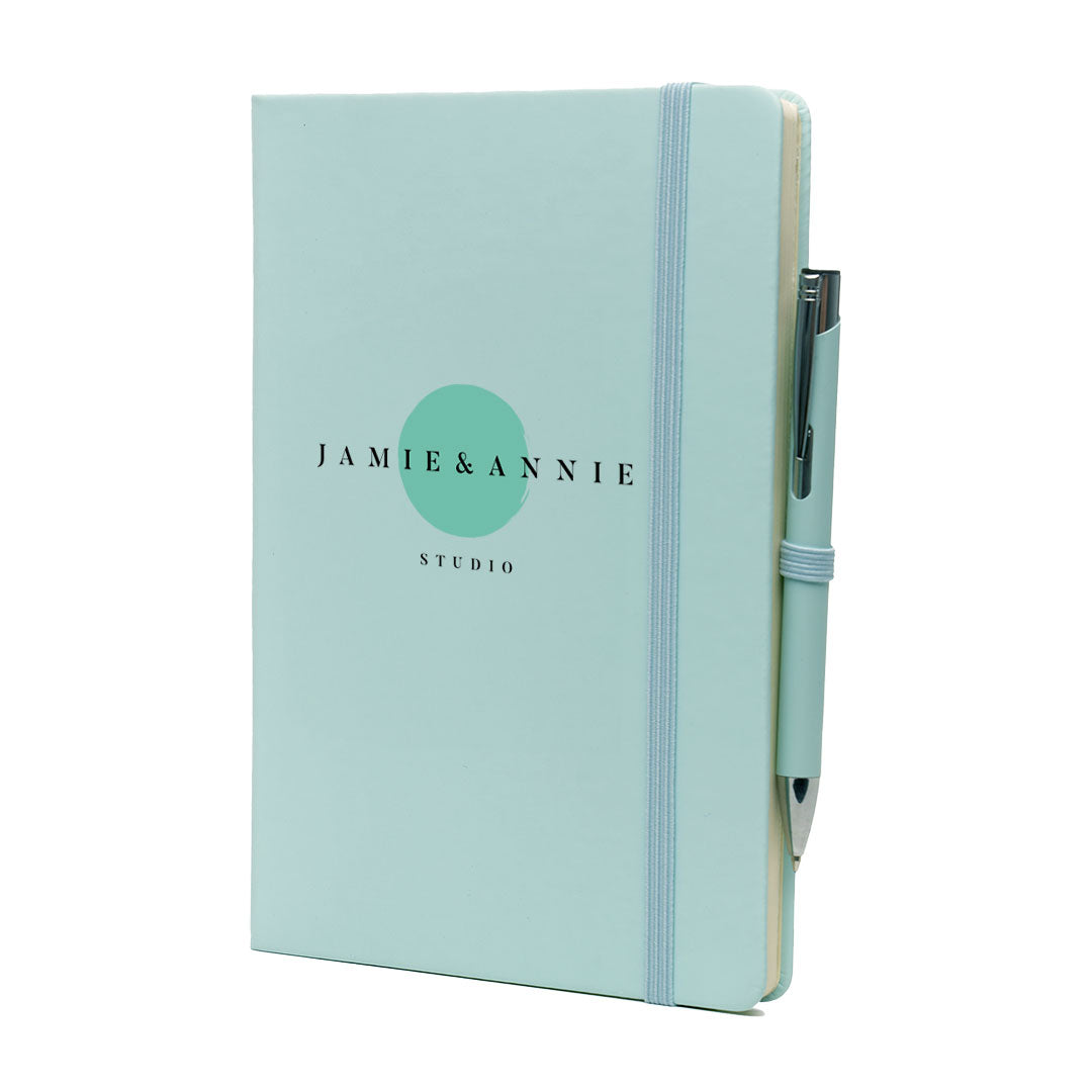 A5 DUO Soft Touch Lined Notebook Plus Pen