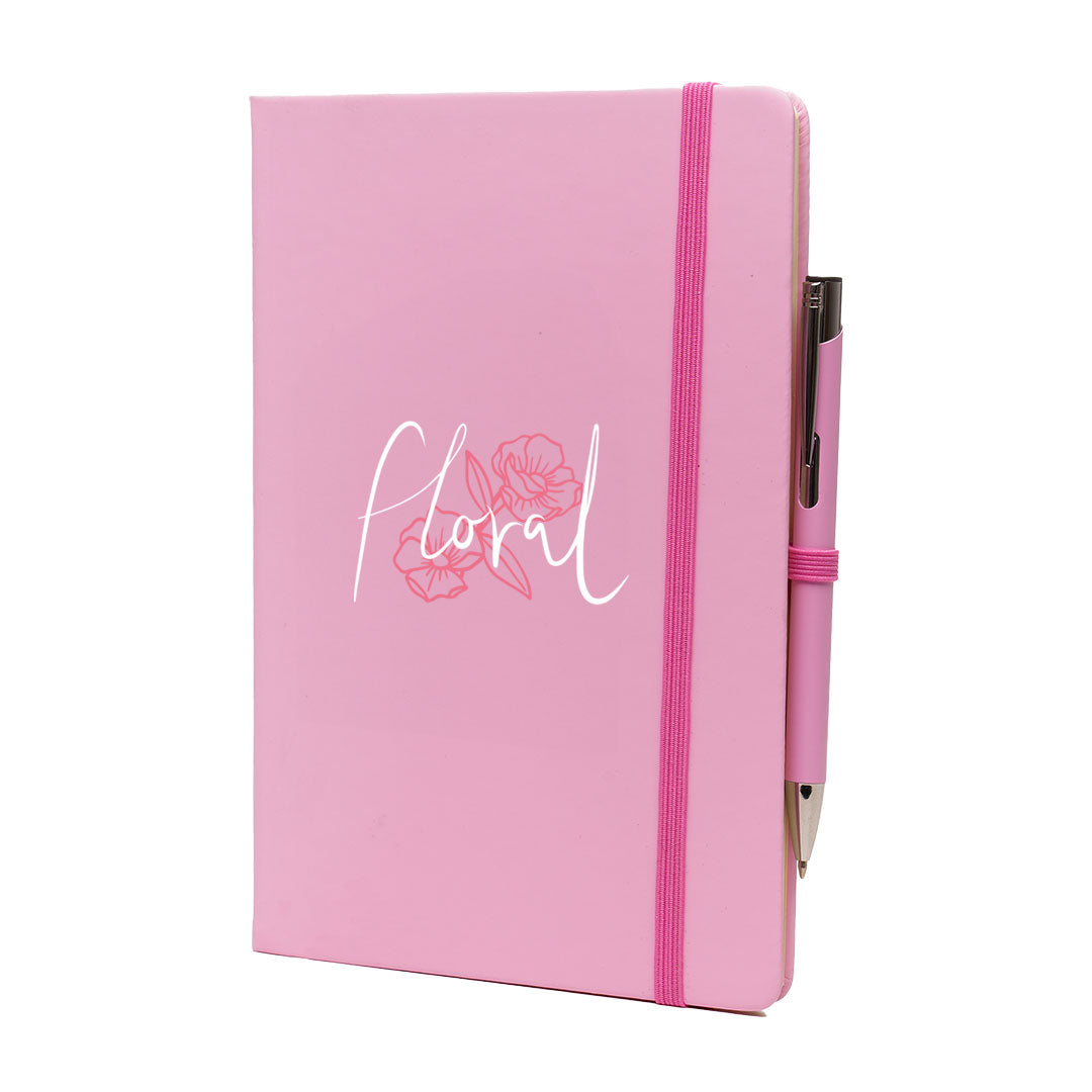 A5 DUO Soft Touch Lined Notebook Plus Pen