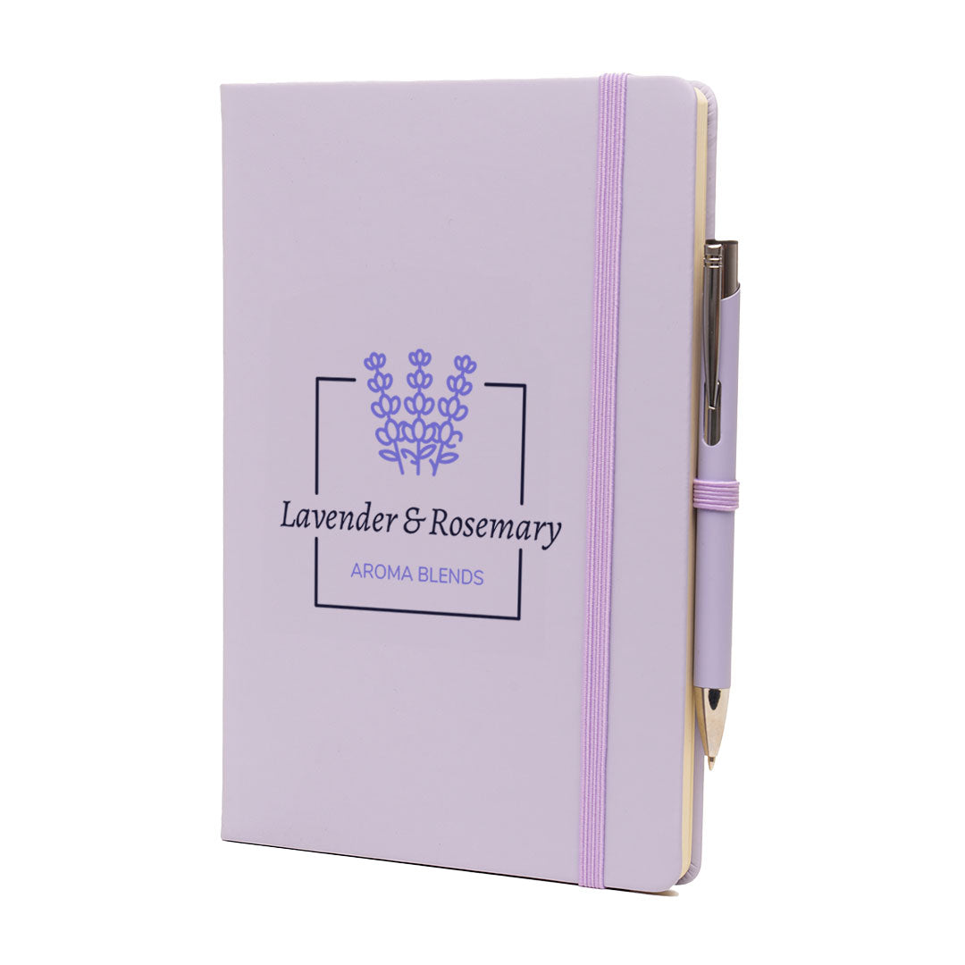 A5 DUO Soft Touch Lined Notebook Plus Pen