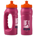 500ml Jogger Sports Bottle - Push/Pull Lid in black - branded corporate drinkware