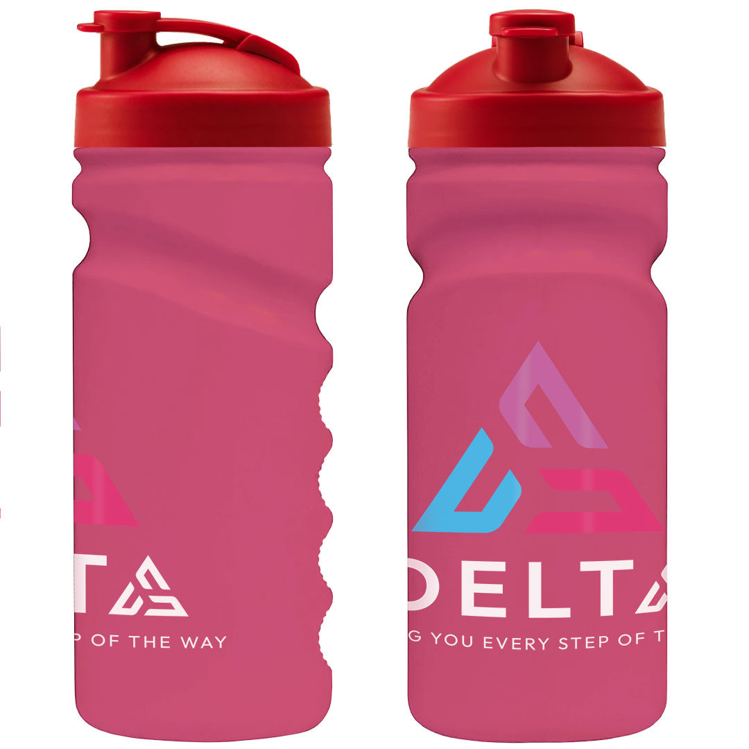 500ml Grip Sports Bottle - Flip Lid