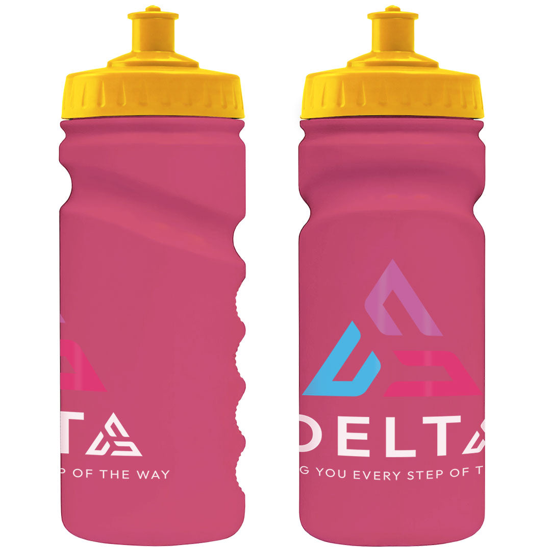 500ml Grip Sports Bottle - Push/Pull Lid