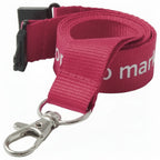 25mm Flat Polyester Lanyards