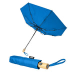 21" Auto Open-Close Foldable Compact Recycled PET Umbrella