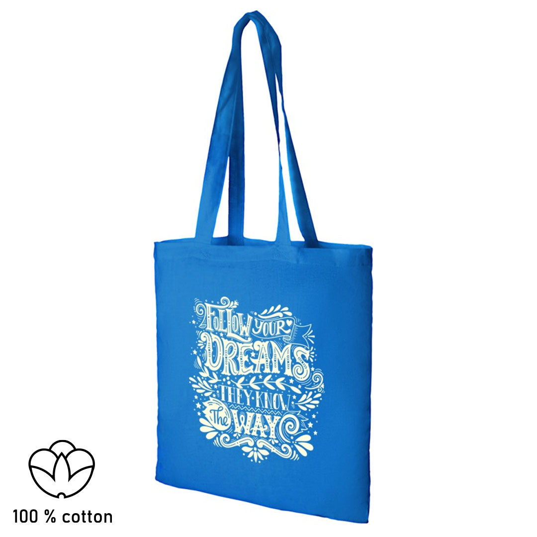 Coloured Cotton Tote Bags