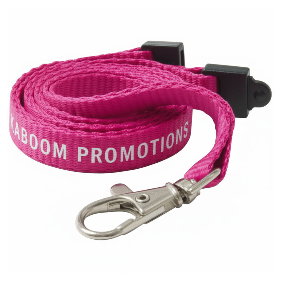 10mm Flat Polyester Lanyards