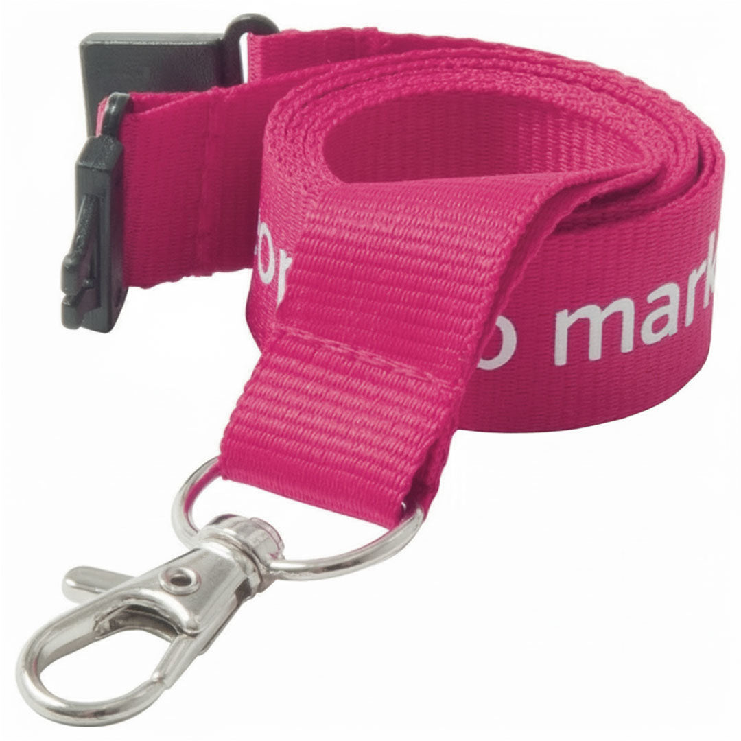25mm Flat Polyester Lanyards