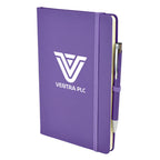 A5 DUO Soft Touch Lined Notebook Plus Pen