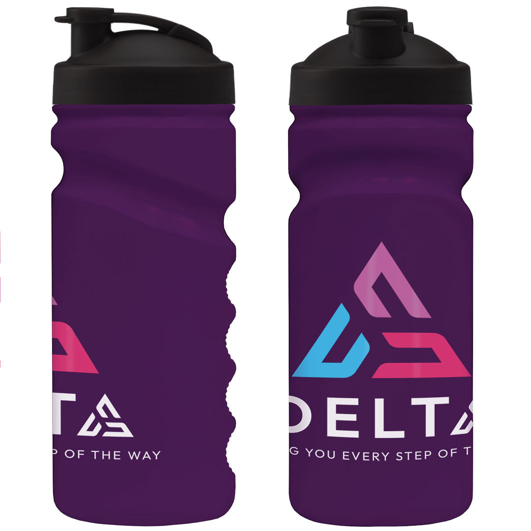 500ml Grip Sports Bottle - Flip Lid