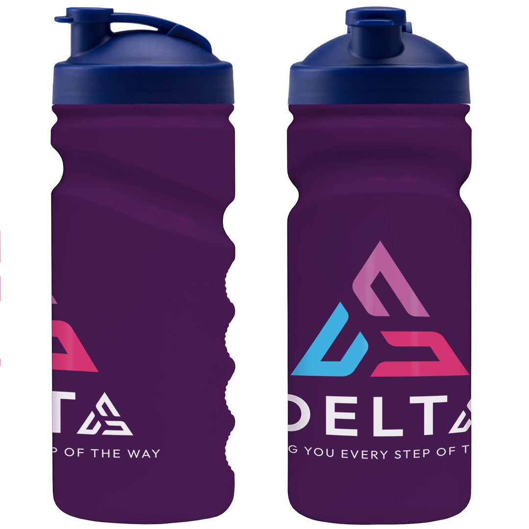 500ml Grip Sports Bottle - Flip Lid