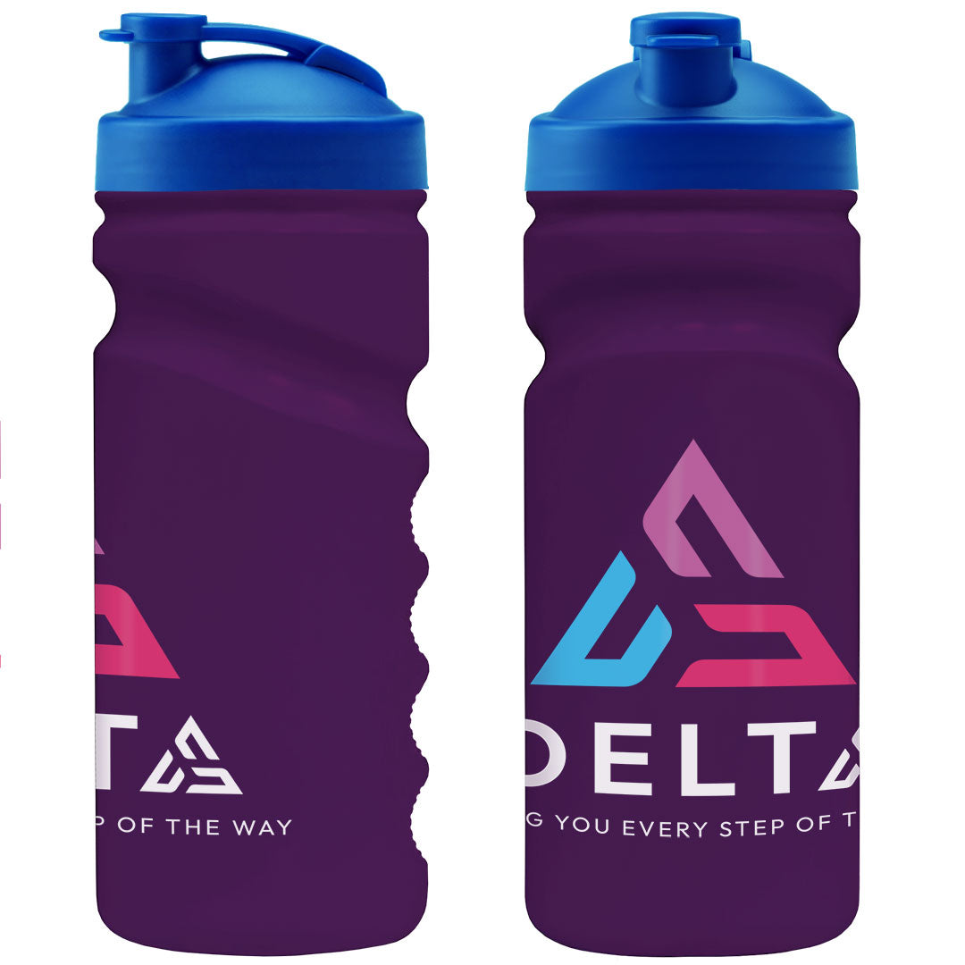 500ml Grip Sports Bottle - Flip Lid