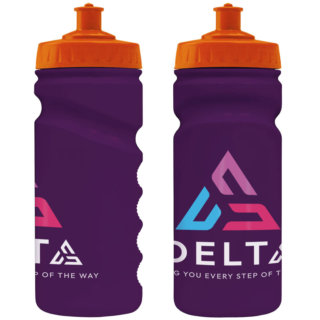 500ml Grip Sports Bottle - Push/Pull Lid