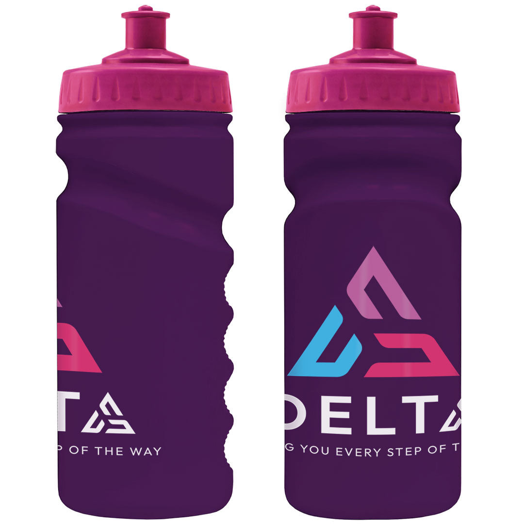 500ml Grip Sports Bottle - Push/Pull Lid