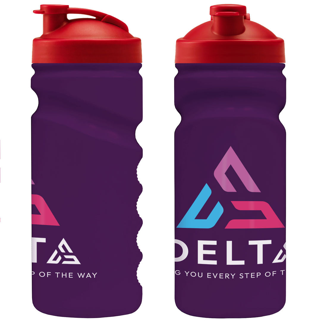 500ml Grip Sports Bottle - Flip Lid
