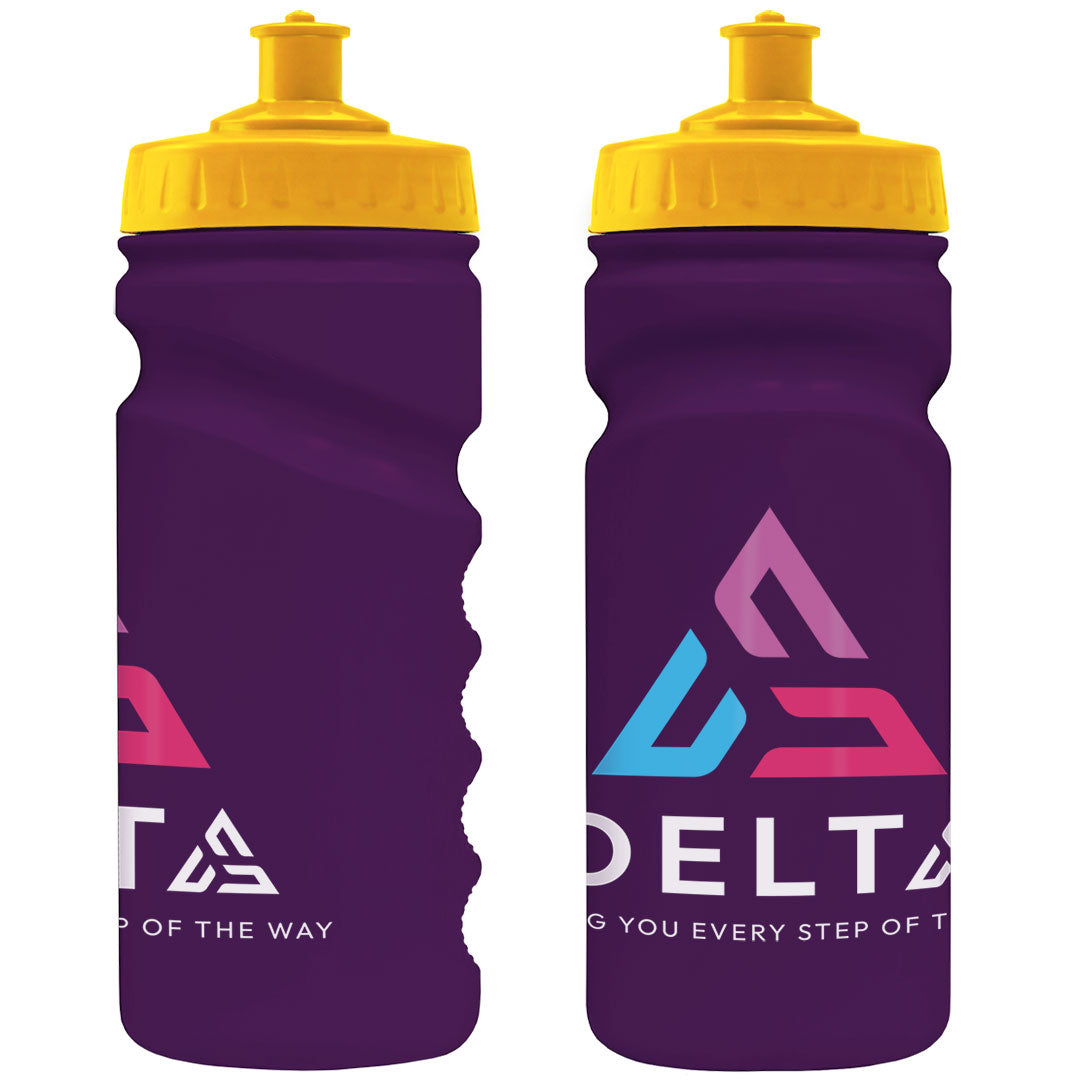 500ml Grip Sports Bottle - Push/Pull Lid