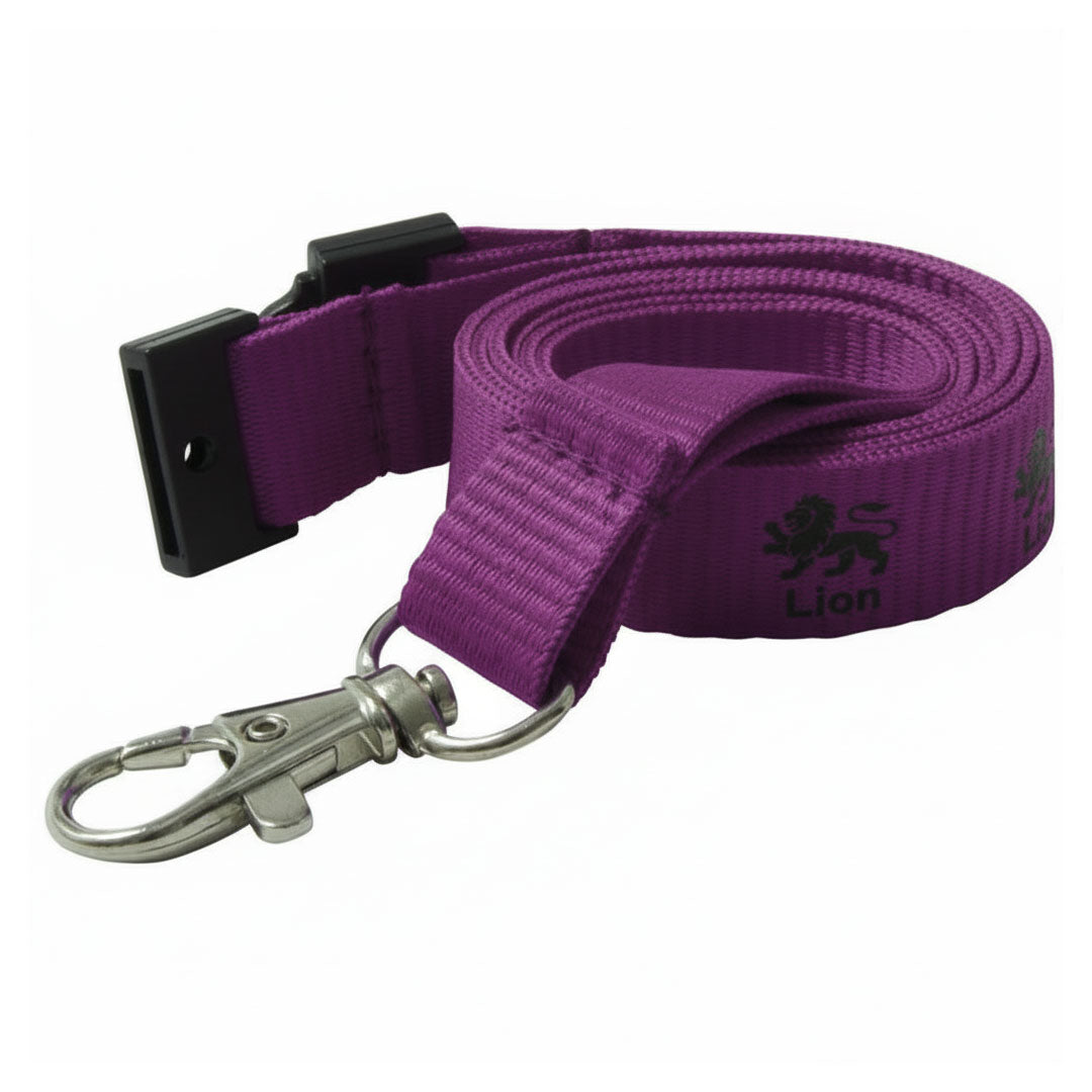 15mm Flat Polyester Lanyards