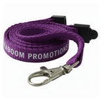 10mm Flat Polyester Lanyards