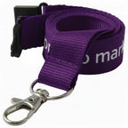 25mm Flat Polyester Lanyards