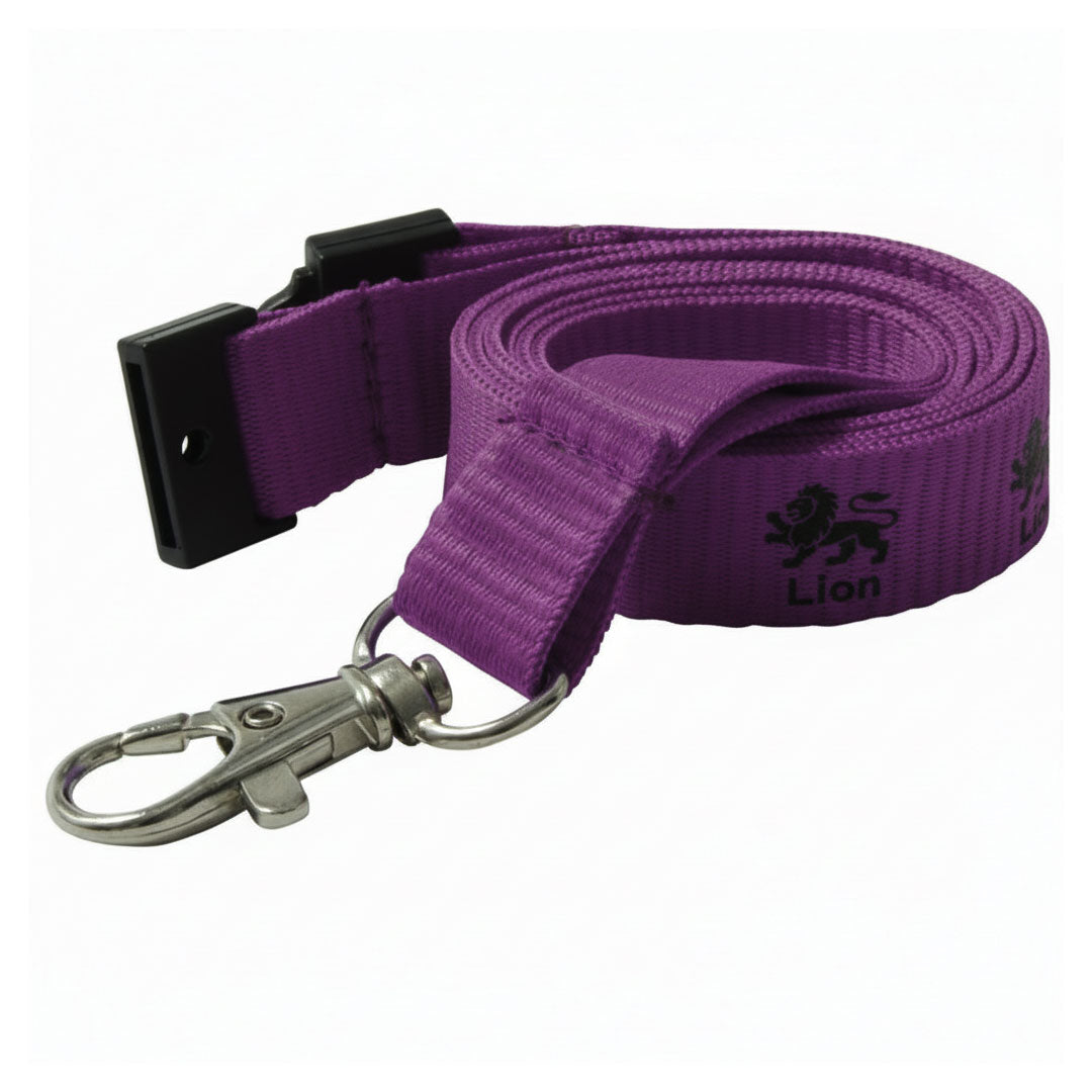 15mm Flat Polyester Lanyards