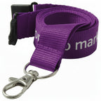 25mm Flat Polyester Lanyards